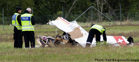 【EU発！Breaking News】小型飛行機が地上100メートルから墜落。2人死亡（スウェーデン）