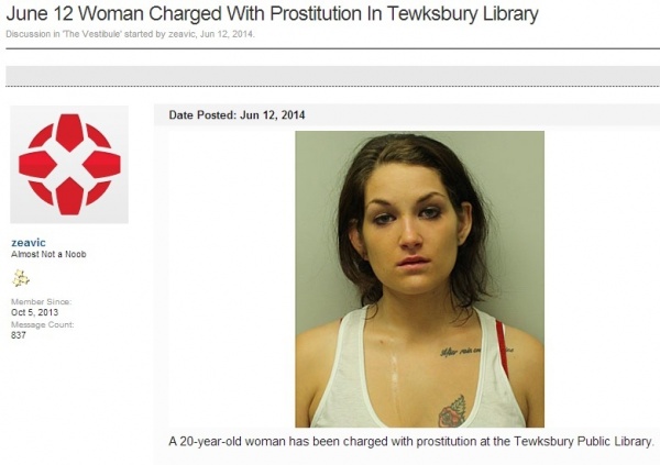 図書館で客引きをした20歳売春婦が逮捕　（画像はign.comのスクリーンショット）