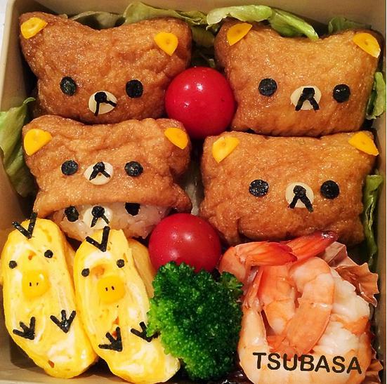 【エンタがビタミン♪】益若つばさの“リラックマ弁当”が力作。「作り方教えてほしい」と要望も。