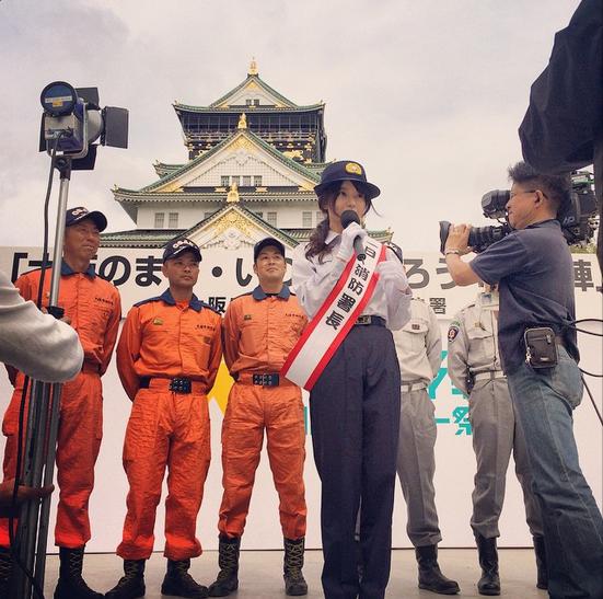 「一日消防署長」の森カンナ。（画像はinstagram.com/kanna_moriより）