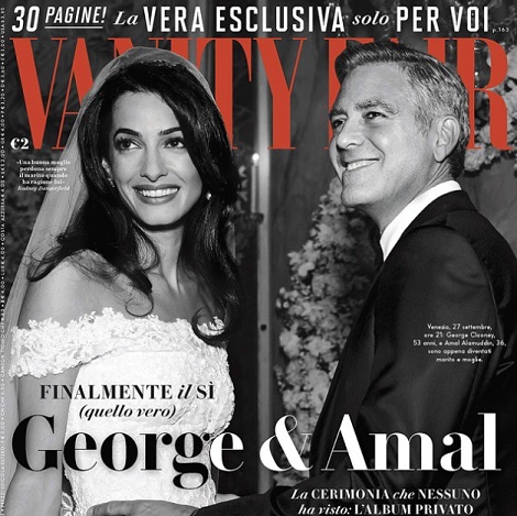 ジョージ夫妻、英国で再び結婚を祝う（画像はinstagram.com/vanityfairitaliaより）