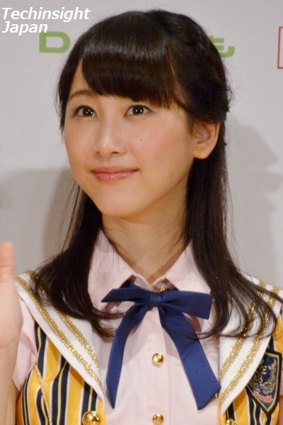 SKE48と乃木坂46を兼任する松井玲奈。