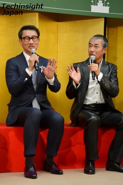 中井貴一と柳葉敏郎の息はピッタリ