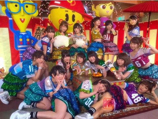 CDTVで新年を迎えたAKB48（画像は『instagram.com/nyanchan22』より）