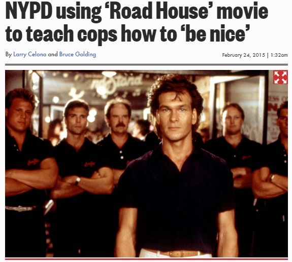 NYPD、あるハリウッド・アクション映画を題材に人間教育（画像はnypost.comのスクリーンショット）