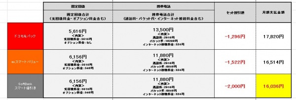 一人暮らし、10GBプラン、戸建て（IPS料金込み）の場合