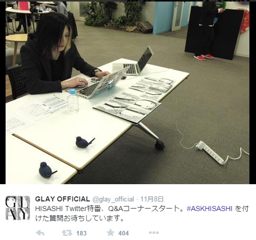 【エンタがビタミン♪】GLAY・HISASHIが新曲の告知で謎のツイート。「私もGLAYを聴いて7キロやせたよ！」