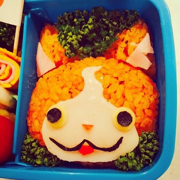 益若つばさ作の“ジバニャン弁当”（画像は『益若つばさ Instagram』より）