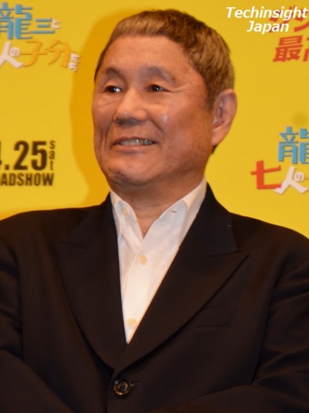 北野武監督　「龍三と七人の子分たち」舞台挨拶付特別試写会にて