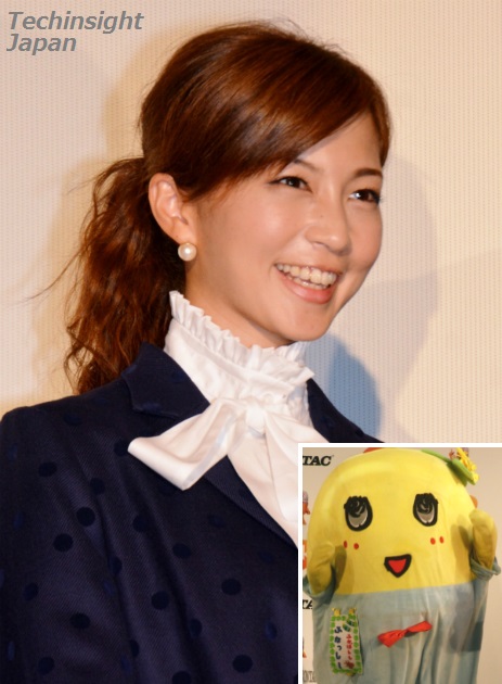 “生ふなっしー”に大興奮した安田美沙子