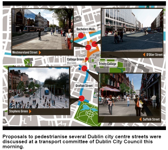 ダブリンでさらに進む「歩行者天国」化（画像はsundayworld.comのスクリーンショット）