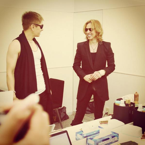 GACKTとYOSHIKI（画像は『Yoshiki Instagram』より）