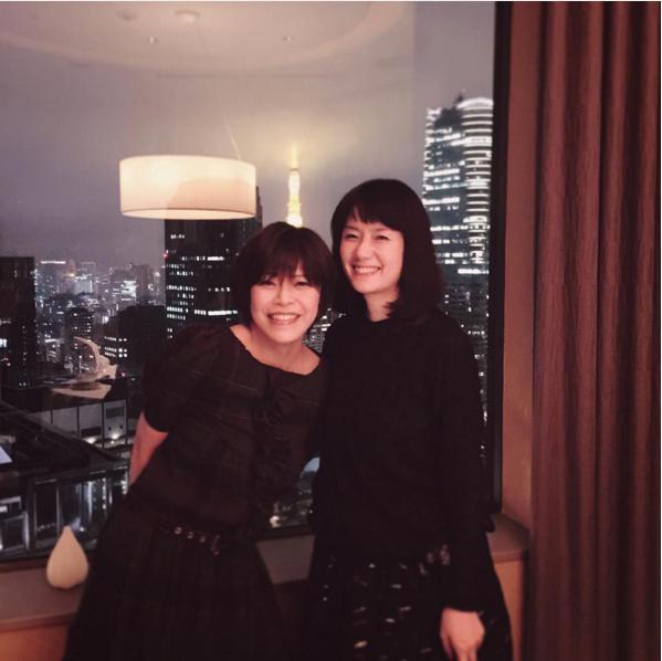 北川悦吏子さんと原田知世。（画像は『instagram.com/o3a3_haratomo』より）