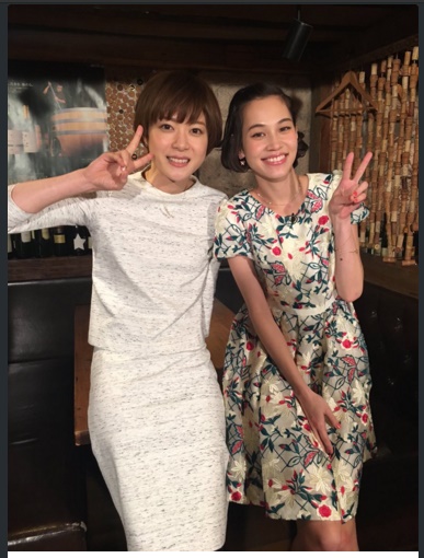 上野樹里と水原希子（出典：https://twitter.com/kazoku_katachi）