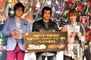 45年の時を経て歴代仮面ライダーが勢揃い　細川茂樹、藤岡弘、、西銘駿