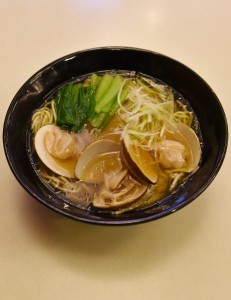 はまぐりのいい香りが食欲をそそる『はまぐりの旨だしラーメン』