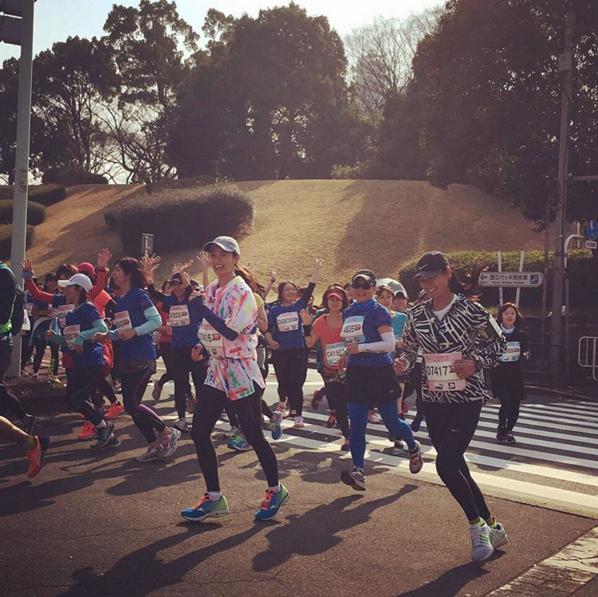 秋元才加、表参道WOMEN'SRUNを完走（出典：https://www.instagram.com/areasayaka）