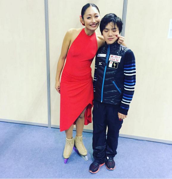 安藤美姫と宇野昌磨選手（出典：https://www.instagram.com/miki_m_ando0403）