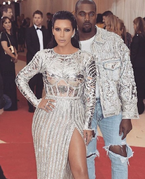 METガラの“Best Dressed Couple”（出典：https://www.instagram.com/kimkardashian）