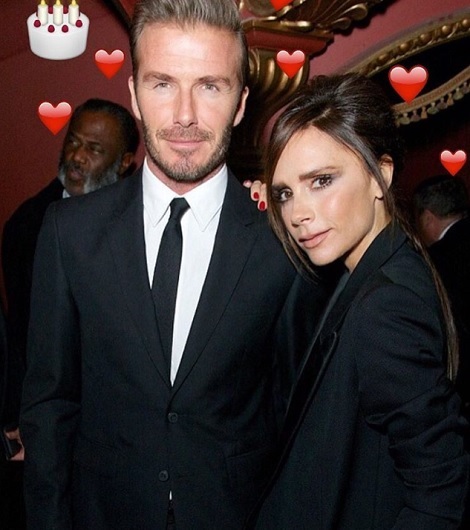 仲の良さそうな夫妻（出典：https://www.instagram.com/victoriabeckham）