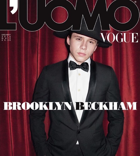 ベッカム長男が人気誌に登場（出典：https://www.instagram.com/luomovogue）