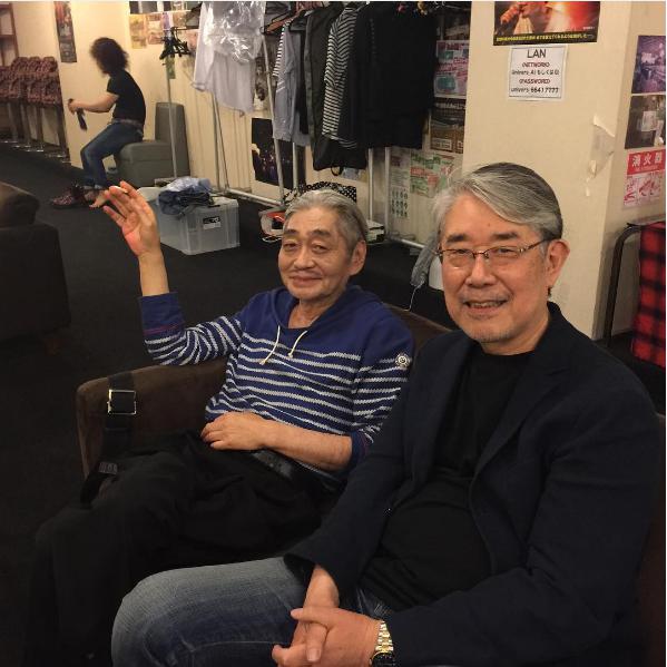 最近の細野晴臣と松本隆（出典：https://www.instagram.com/takashi_mtmt）