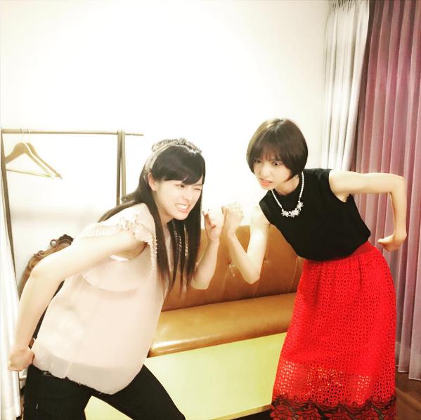 清野菜名と篠田麻里子（出典：https://www.instagram.com/shinodamariko3）