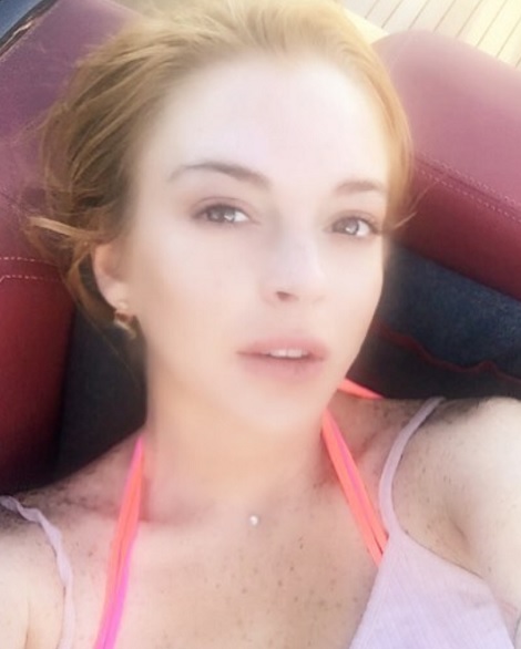 男運はゼロでもモテるリンジー（出典：https://www.instagram.com/lindsaylohan）