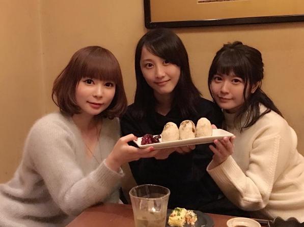 中川翔子、松井玲奈、竹達彩奈（出典：https://www.instagram.com/renamatui27）