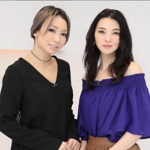 『真昼の悪魔』主題歌『On my way』を歌う倖田來未と主演の田中麗奈（出典：https://www.instagram.com/tokaitv_mahirunoakuma）