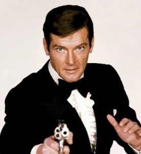 ジェームズ・ボンドを演じたロジャー・ムーア（出典：https://www.facebook.com/RogerMoore）