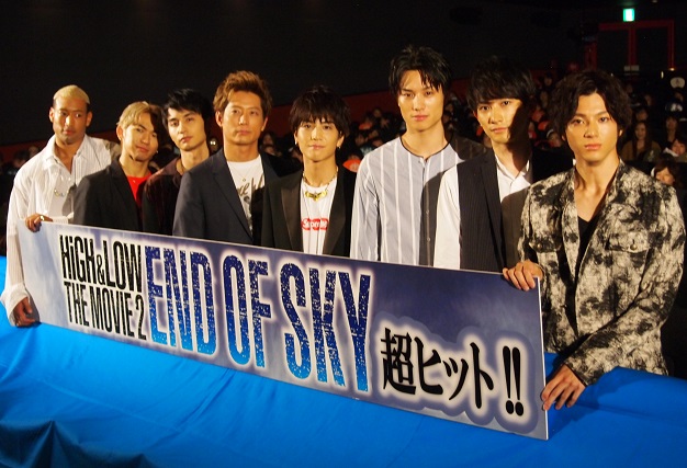 『HiGH＆LOW THE MOVIE 2 / END OF SKY』初日舞台挨拶