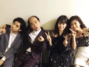 『民衆の敵』に出演する千葉雄大、斎藤司、前田敦子、篠原涼子（画像は『前田敦子　2017年9月15日付Instagram』のスクリーンショット）