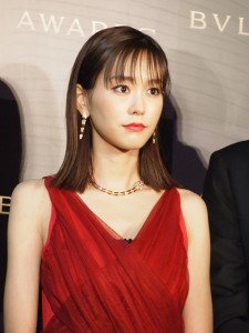 桐谷美玲　「BVLGARI AVRORA AWARDS 2017」ゴールデンカーペットセレモニー