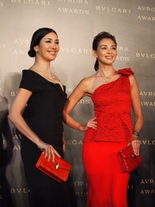 アンミカとSHIHO　「BVLGARI AVRORA AWARDS 2017」ゴールデンカーペットセレモニー