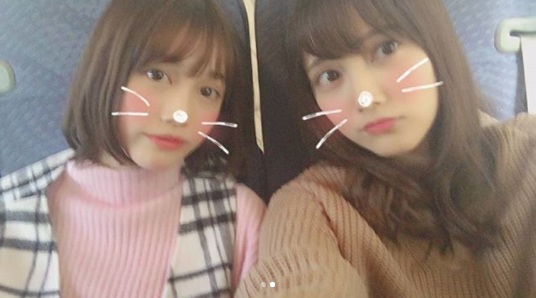 2人が似ているという指摘も（画像は『中村ゆりか　2017年11月1日付Instagram「目が飛び出てる」』のスクリーンショット）