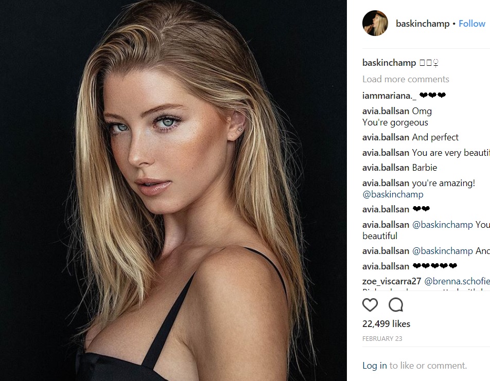 「新恋人？」噂のバスキン・チャンピオンさん（画像は『baskin champion　2018年2月22日付Instagram』のスクリーンショット）