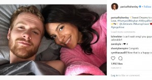 ヘンリー王子に似てる？（画像は『Parisa Fitz-Henley　2018年2月8日付Instagram「Sweet Dreams to you Love, ＃HarryandMeghan ＃ARoyalRomance」』のスクリーンショット）