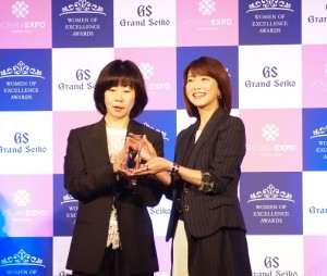 第4回「Women of Excellence Awards」授賞式にて森高千里