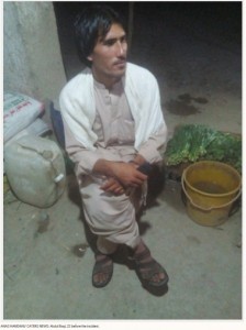 両目をくり抜かれる前のバキさん（画像は『Storytrender　2018年5月16日付「Father, brothers gouge out 22-year-old man’s eyes in Pakistan for wanting to marry a girl of his choice」（ANAS HAMDANI/ CATERS NEWS）』のスクリーンショット）