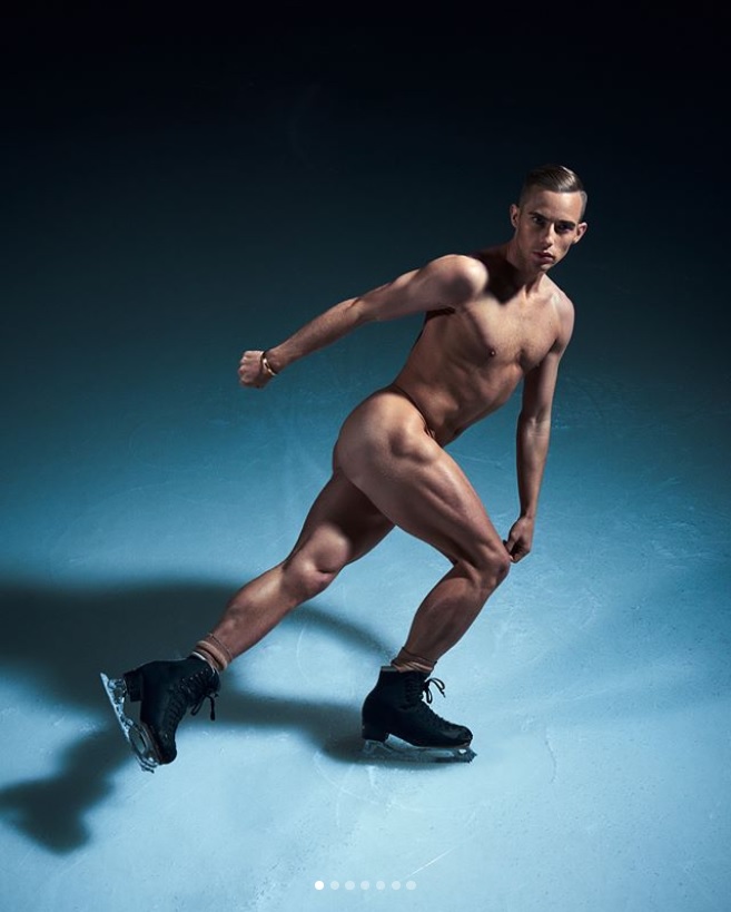 『ESPN The Magazine』で見事なボディを披露したアダム（画像は『Adam Rippon　2018年6月25日付Instagram「Shots from ＠espn Body 10」』のスクリーンショット）