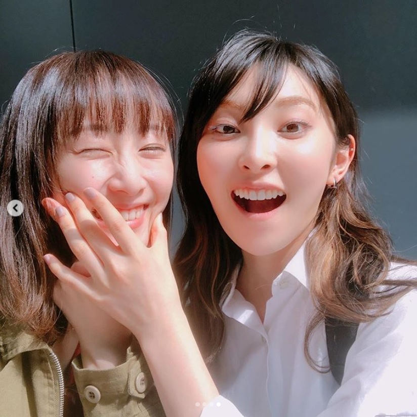 その後、松井玲奈も同日の写真を公開（画像は『松井玲奈　2018年9月13日付Instagram』のスクリーンショット）