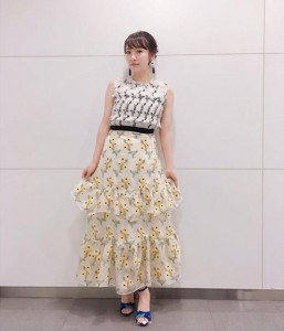 高橋みなみ、『RockCorps supported by JT 2018』ライブイベントでの衣装（画像は『高橋みなみ　2018年9月1日付Instagram「3年連続でアンバサダーを務めさせていただきました！」』のスクリーンショット）