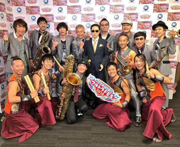 『MステウルトラFES　2018』に出演した和太鼓グループ彩-sai-（画像は『和太鼓グループ彩-sai-　2018年9月17日付Instagram「本日、＃MステウルトラFES2018 に「東京スカパラダイスオーケストラ feat.さかなクン ＆ 白石麻衣」の皆様と一緒に出演させていただきました！」』のスクリーンショット）