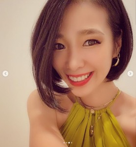 髪を45cmもカットした紅蘭（画像は『紅蘭　2019年8月23日付Instagram「2回目のヘアドネーションしてきたよ」』のスクリーンショット）