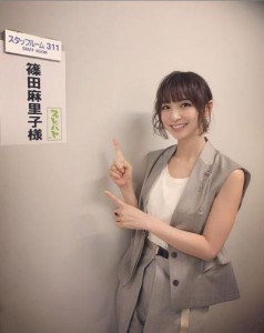 『プレバト!!』に出演した篠田麻里子（画像は『篠田麻里子　2019年9月12日付Instagram「「プレバト!!」」』のスクリーンショット）