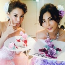 【エンタがビタミン♪】蛯原友里×押切もえのコンビはやっぱり“最強”？　美しいウェディング姿に「女神すぎるっっ」の声。