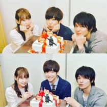 【エンタがビタミン♪】『家族ノカタチ』で千葉雄大、永尾まりや、永田卓也のトリプル誕生日祝い