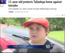 【海外発！Breaking News】不法侵入者に発砲した11歳少年「撃たれた男は泣いてたよ」（米）