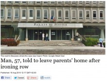 【海外発！Breaking News】「アイロンがけが遅い」両親に暴行を働いた57歳の息子に「親の家を出て自立すること」判決が下される（仏）
